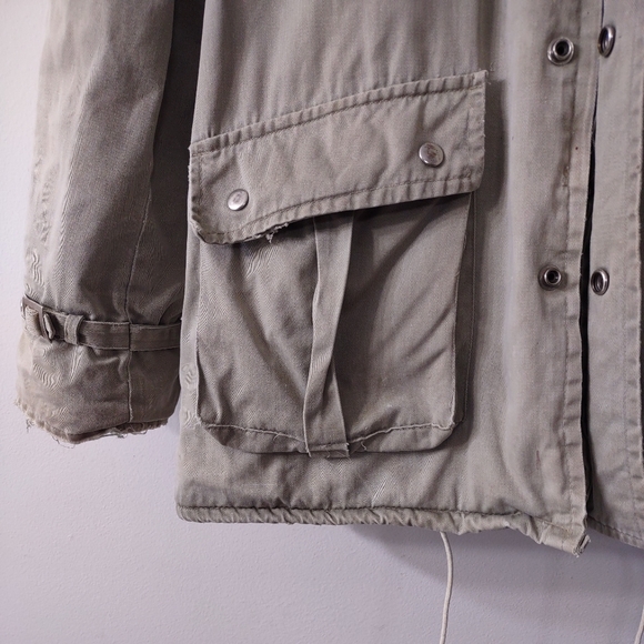 Vintage Quilt Lined Utility Coat, Size Small - Picture 7 of 13